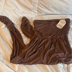 Brown romper